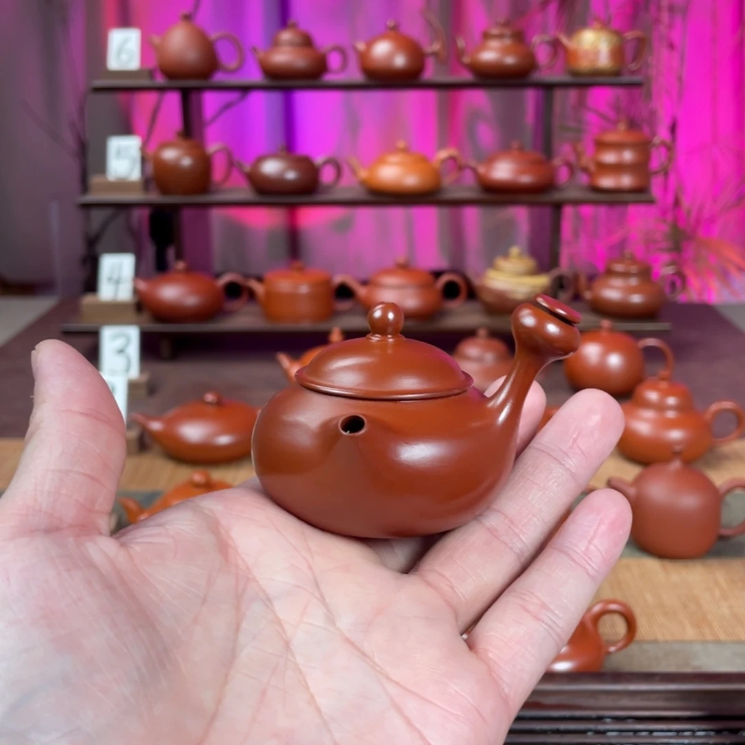 樂***乎紫砂茶壶精工侧把50cc