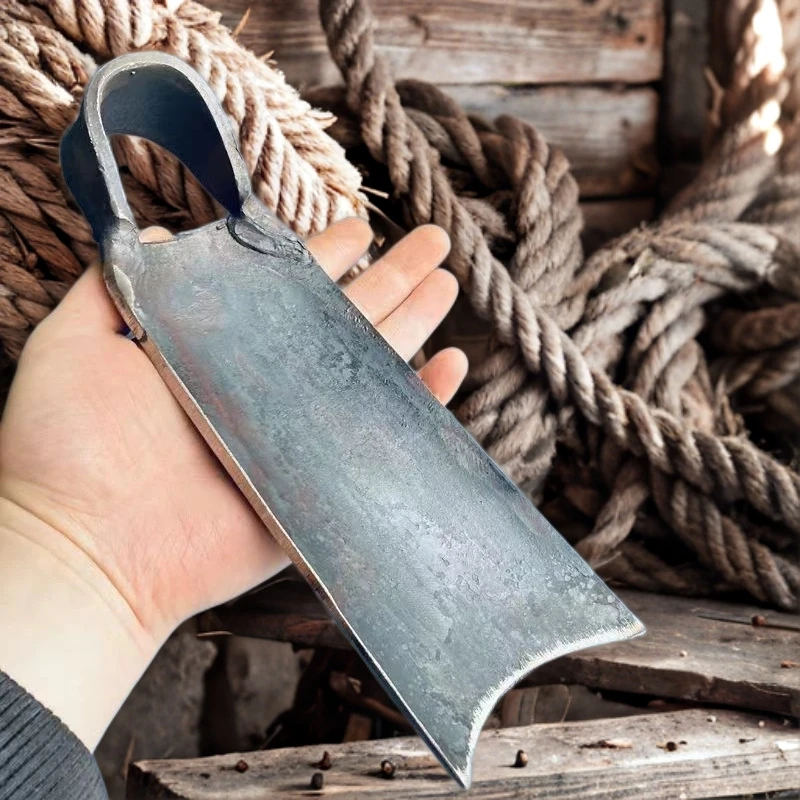 手工锻打合金钢锄头经济款挖笋用农用园艺小锄头挖野菜挖笋翻土