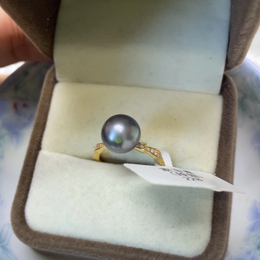 海水珍珠戒圈未镶嵌