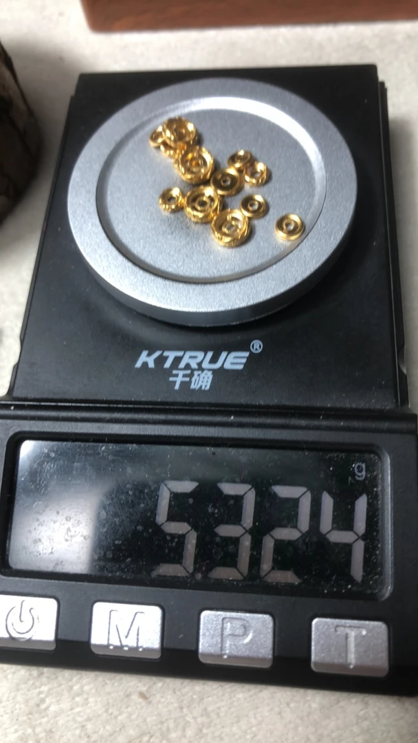 足金999万向轴黄金文玩配饰