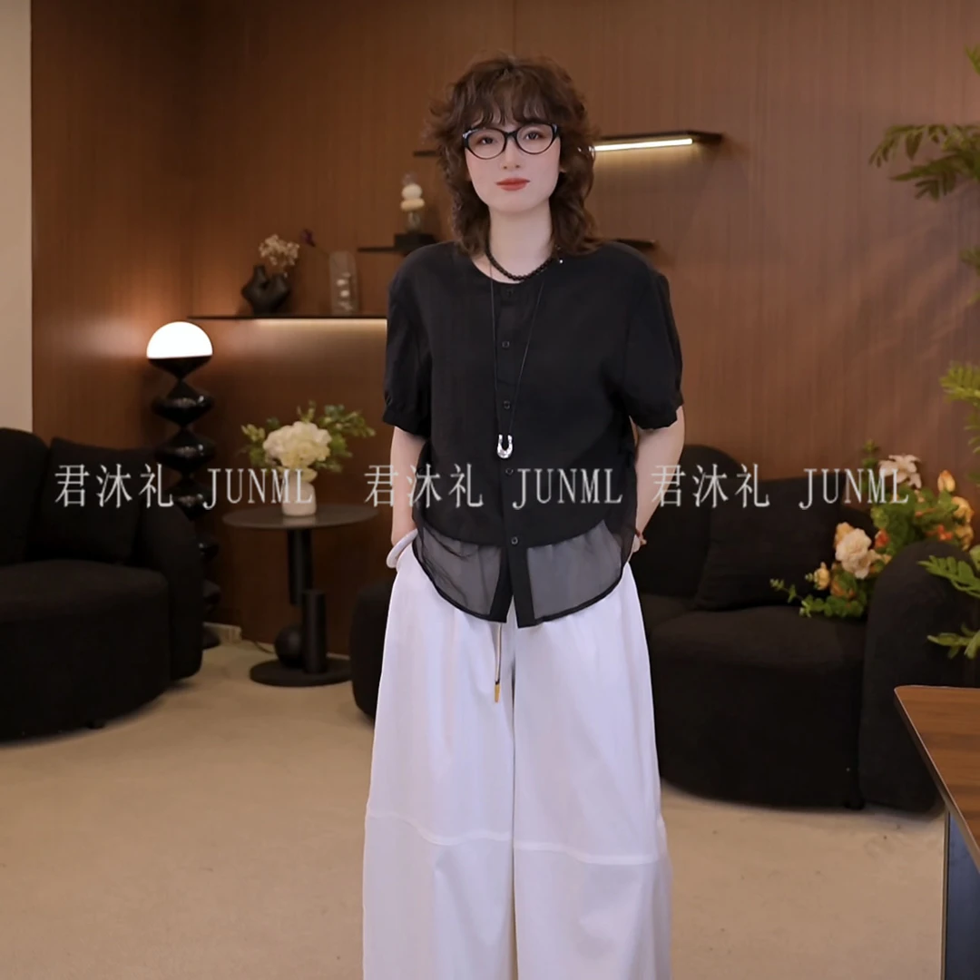 《君沐礼》高品质设计感锦棉衬衣822