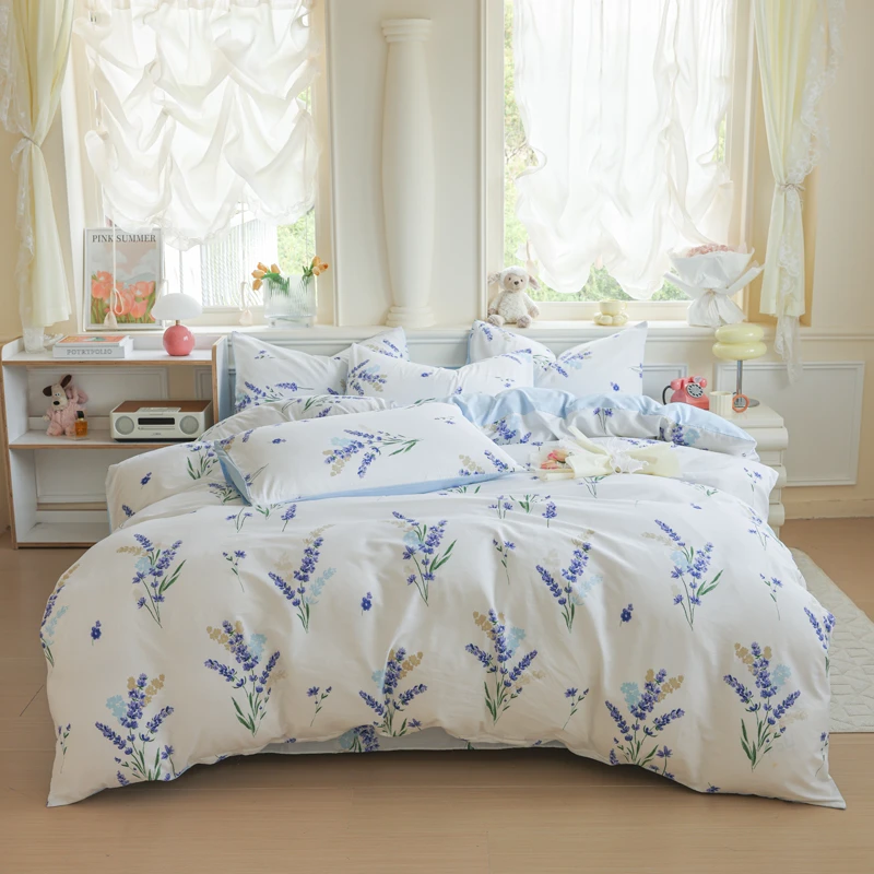 【梵茜妮】全棉亲肤印花四件套-木槿