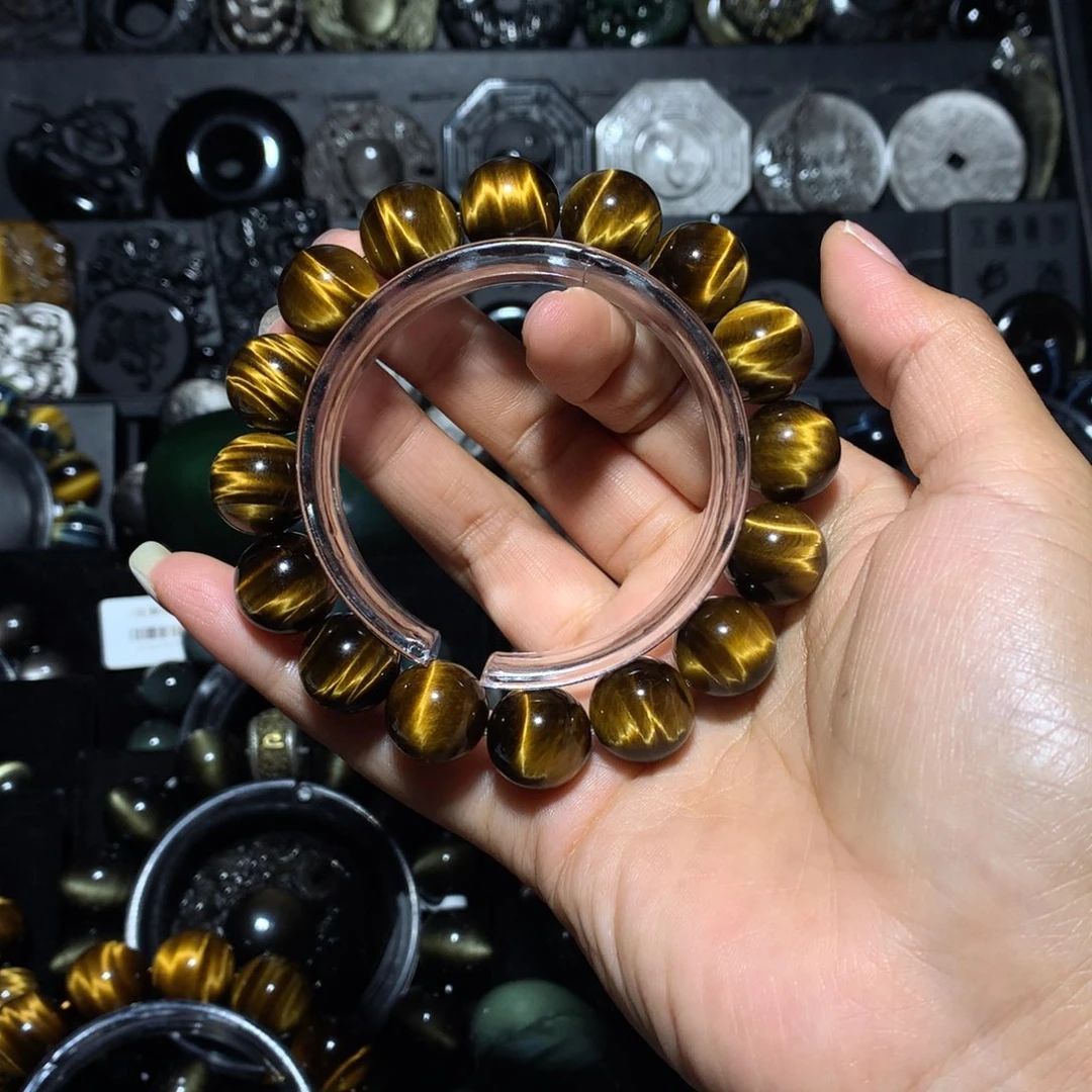 L***a木变石（虎睛石）未镶嵌手链