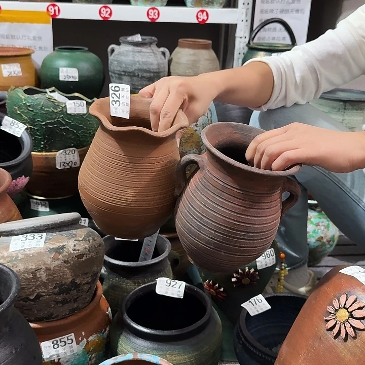 瑕疵花边双耳326高度19口径13