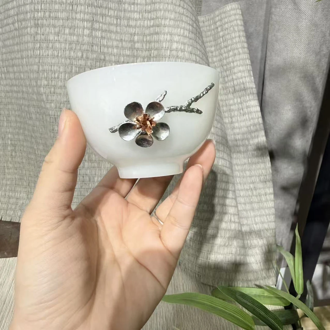 梅花主人杯泡茶杯6400