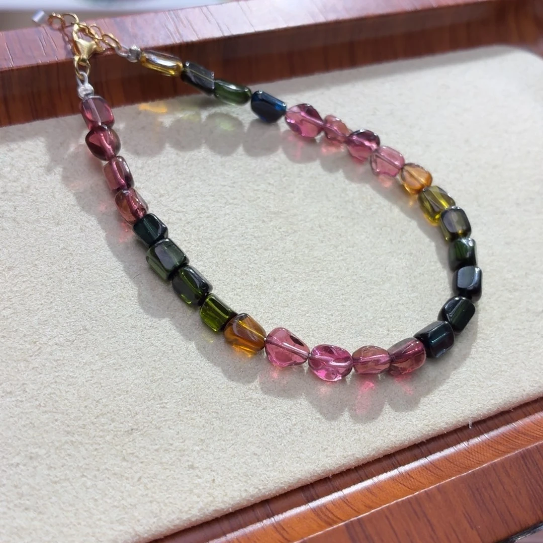 手串碧玺未镶嵌两天看货期