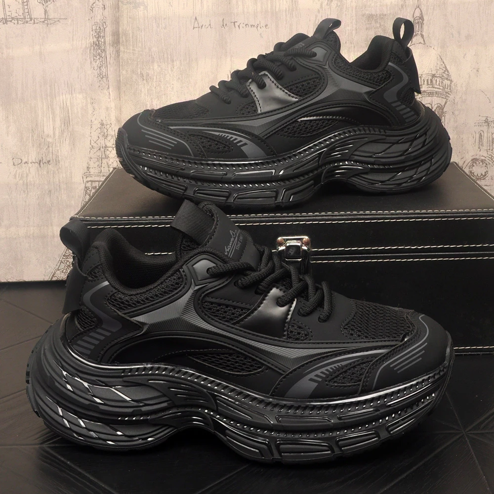 老爹鞋男2025秋季新款增高百搭爆款鞋子潮流休闲运动鞋低帮网面鞋