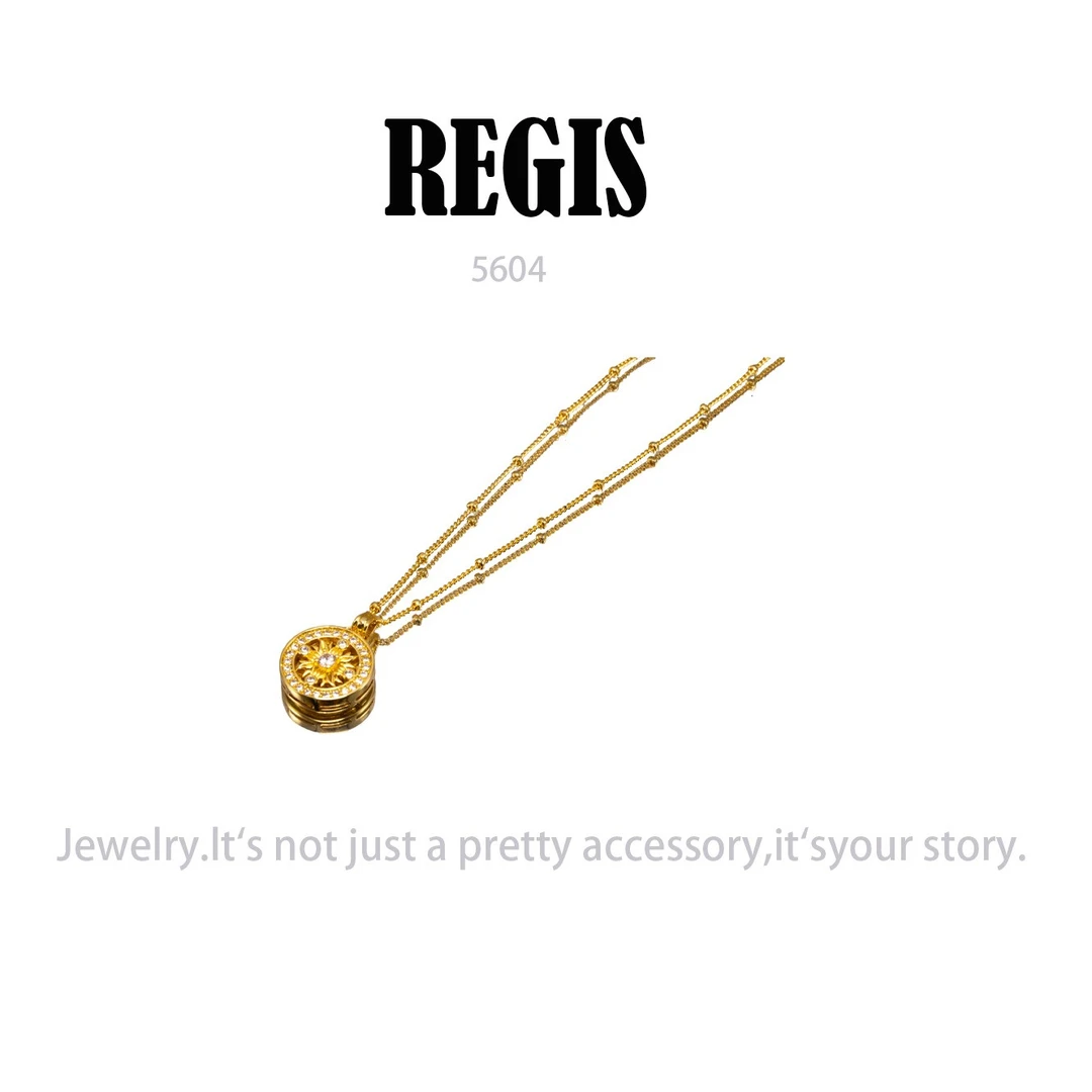 铜合金项链 时尚百搭轻奢设计师项链~5604