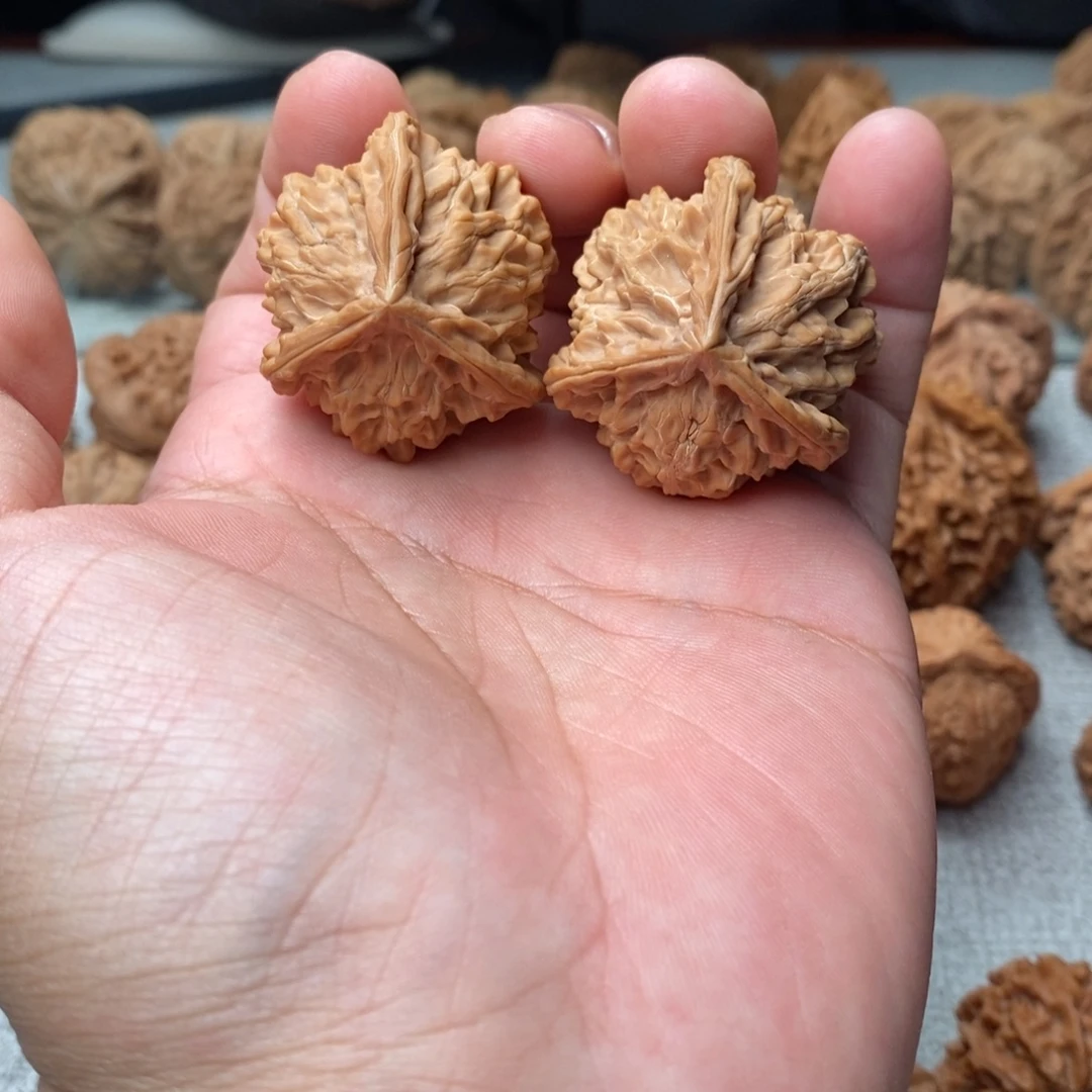 吊坠文玩核桃38盘山三棱