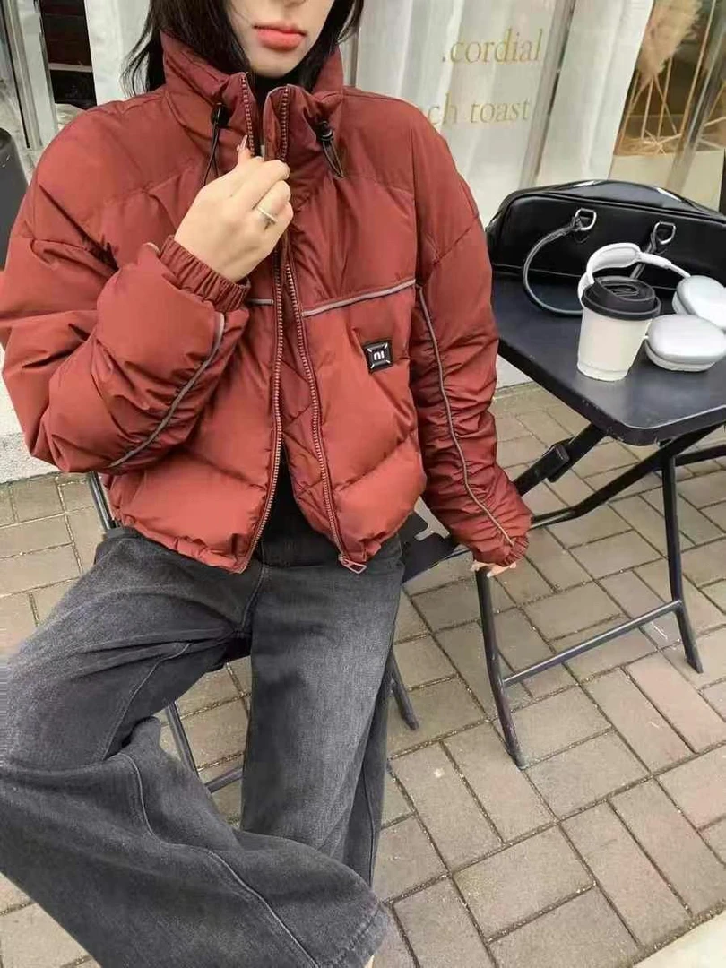 时尚立领短款外套