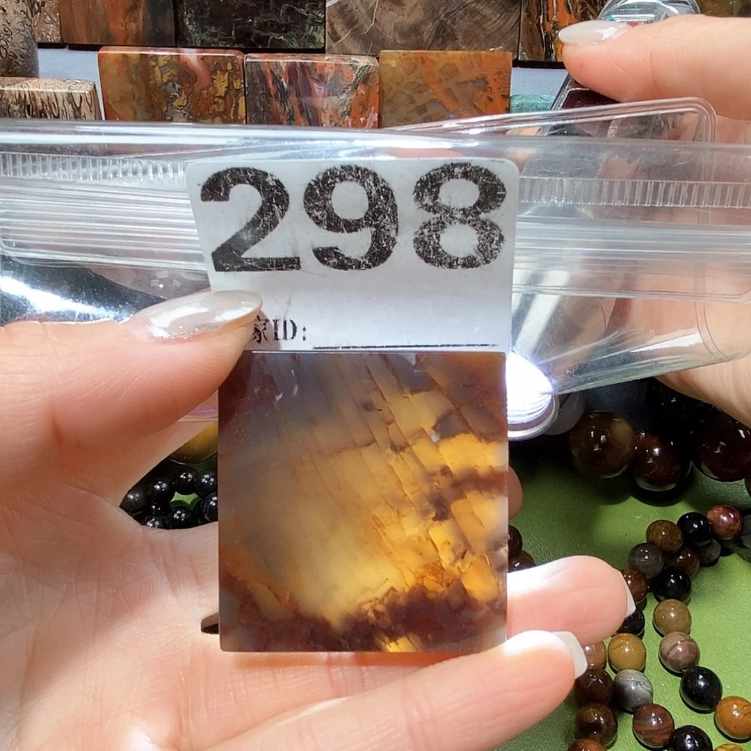 未镶嵌天然北票树化玉吊坠硅化玉