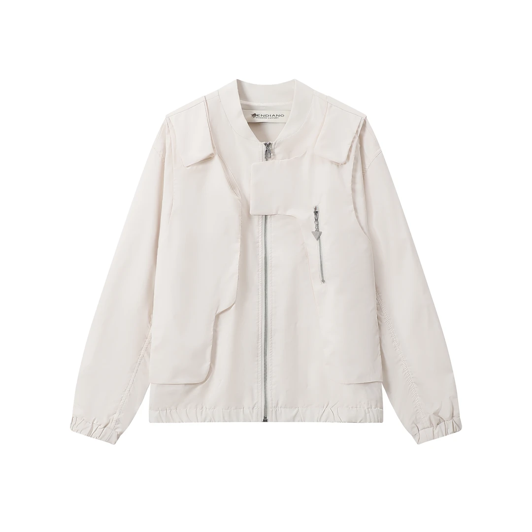 【TR】510-3092510外套 春秋经典夹克拉链外套 男女同款