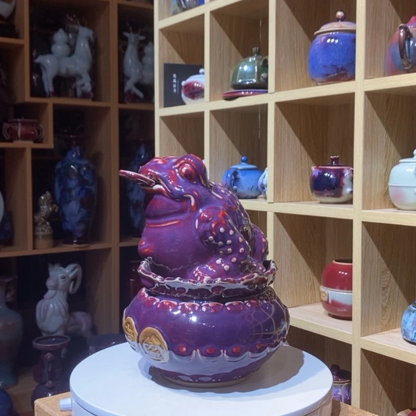 【闪购商品】瓷片钧瓷钧瓷艺术作品0026
