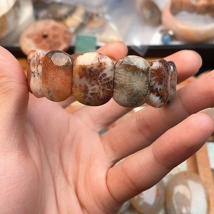 硅化玉颈饰未镶嵌-****.
