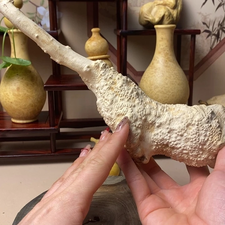 香榧木福*黄杨木手把件