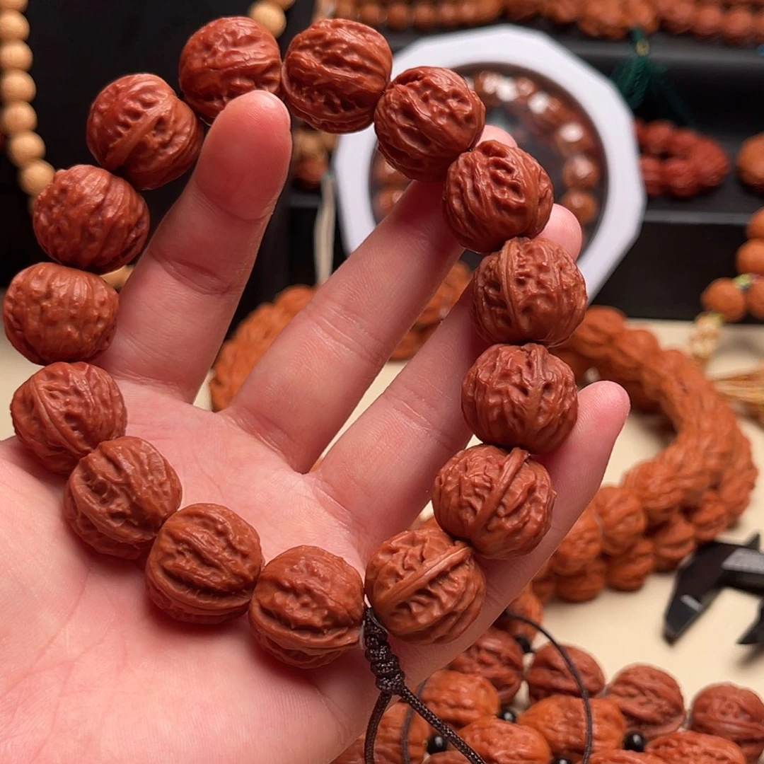 文玩核桃把件小*龙京八棱