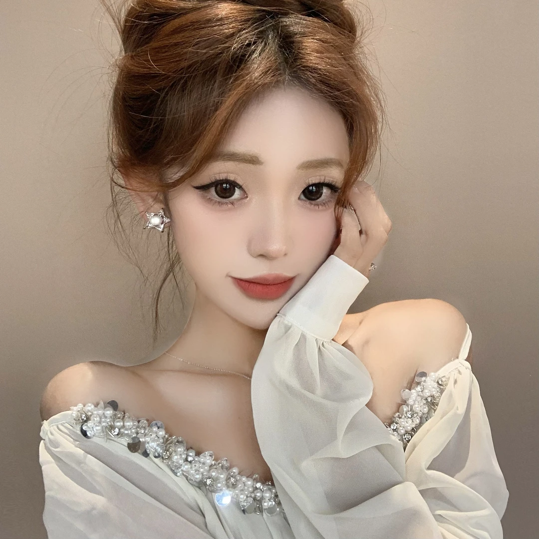 FULL GIRLISH耳环01849精致五角星耳钉耳饰