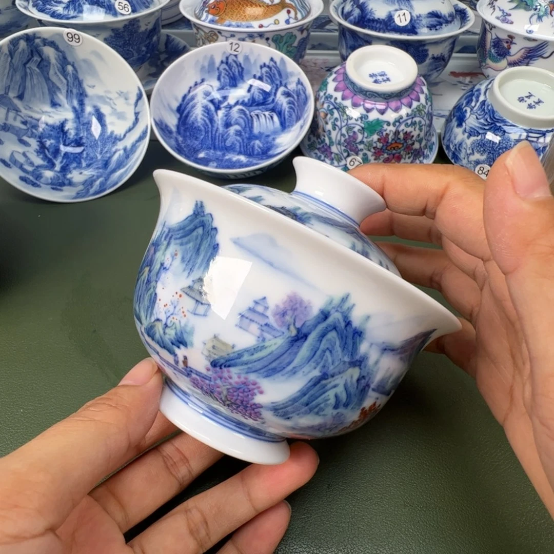 景德镇纯手工纯手绘茶具木木88