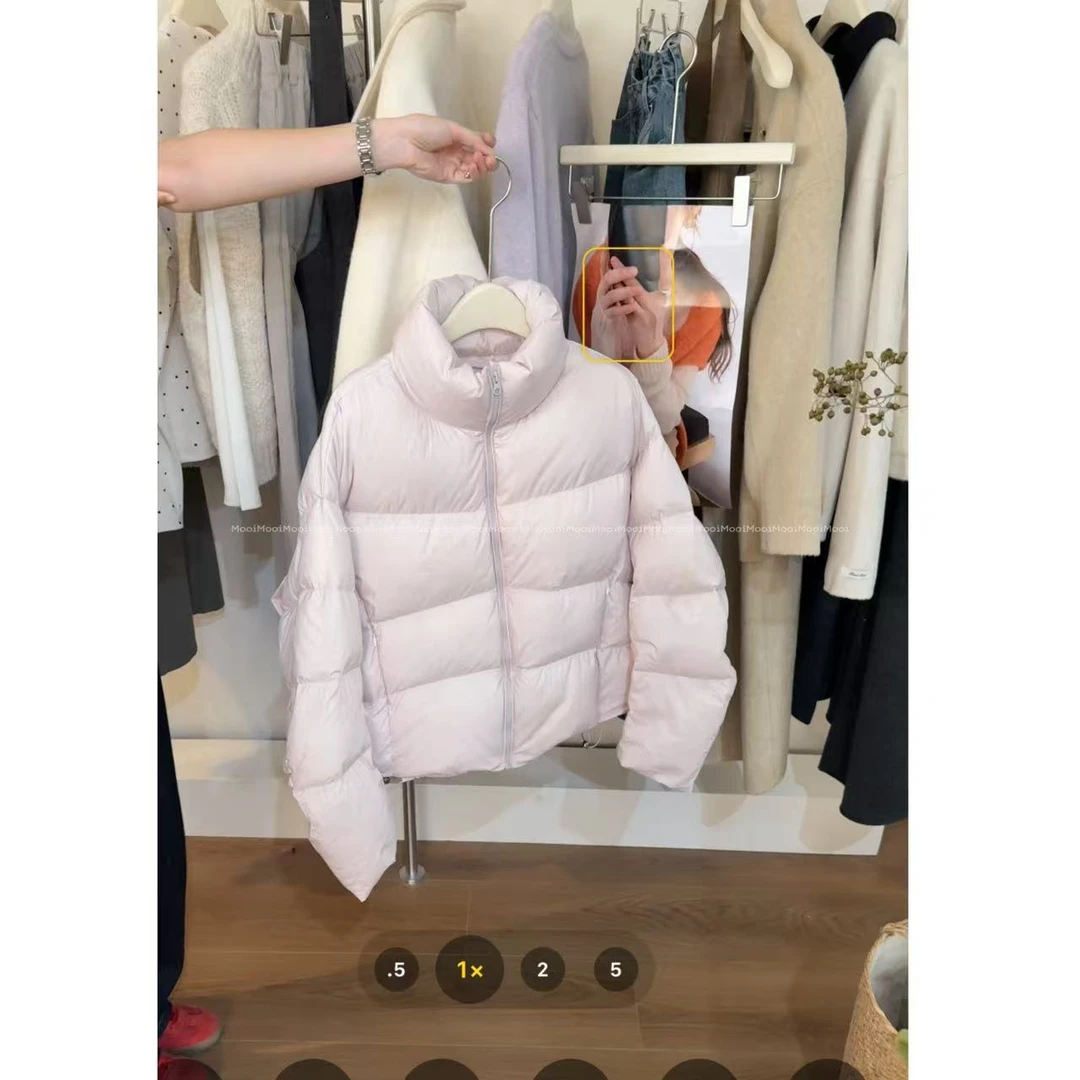 【mooi】'嘟嘟粉'秋冬新款韩版ins风小众设计感羽绒外套