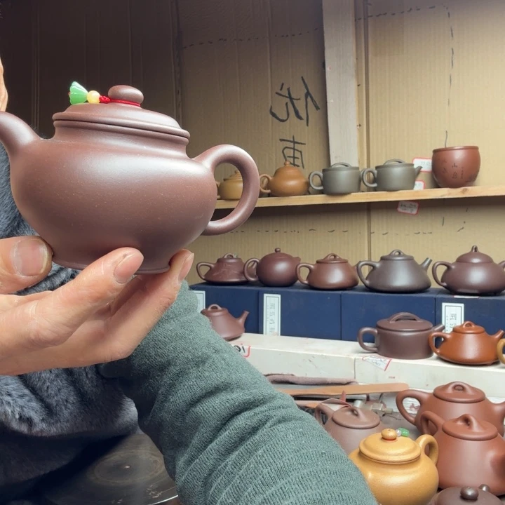 茶壶紫砂安****遥宜兴紫砂原矿紫泥