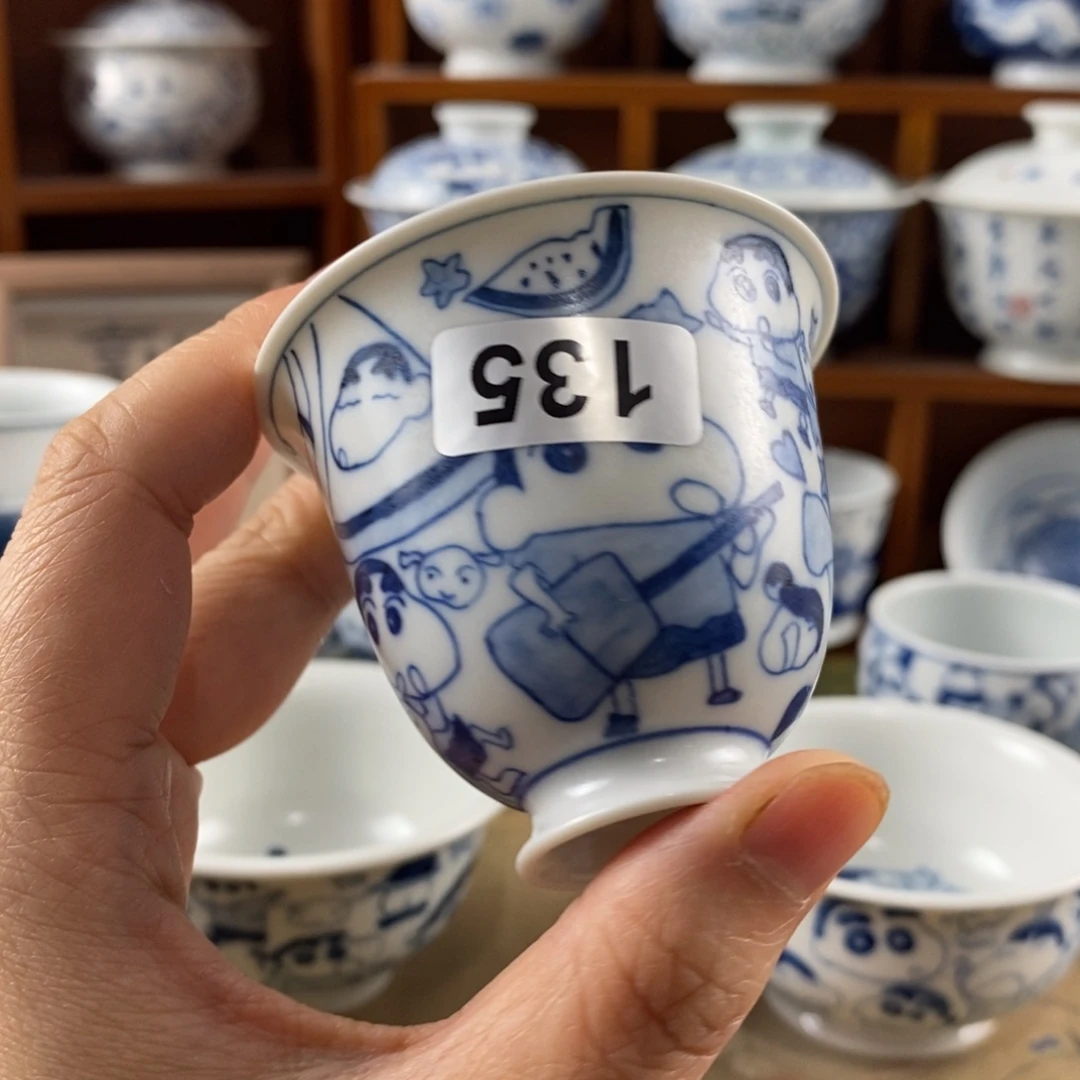 瓷片景德镇陶瓷手绘茶器135