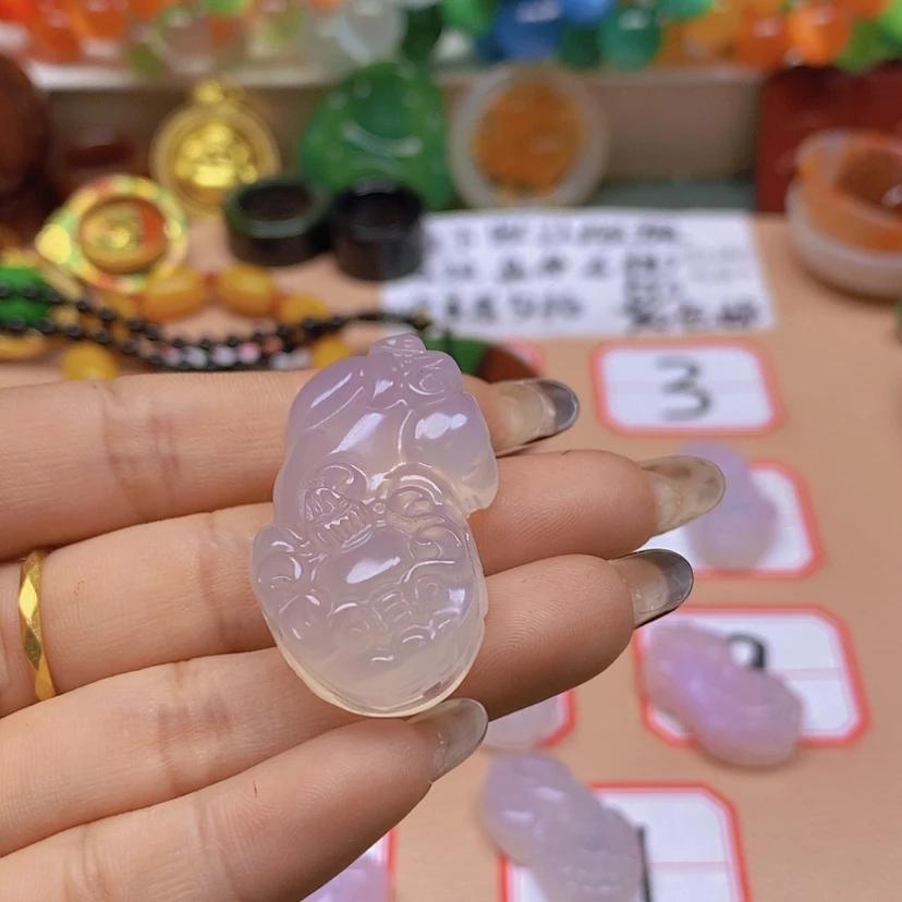 【闪购商品】玛瑙/玉髓颈饰未镶嵌福*财