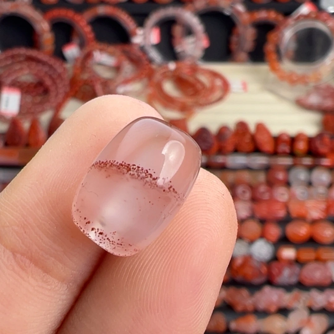 南红玛瑙未镶嵌颈饰枣珠