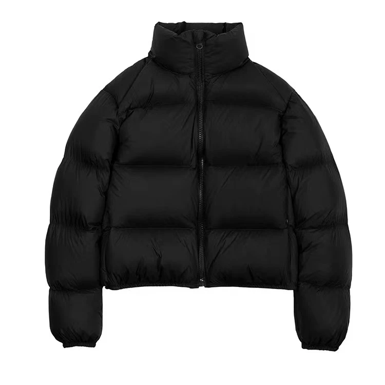 2024新款肯豆风短款休闲保暖时尚女士立领外套春冬款小个子羽绒服