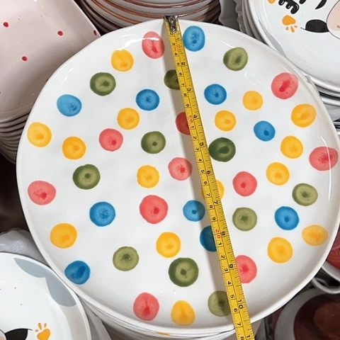 微瑕，不能明火，口径26厘米，2个平盘