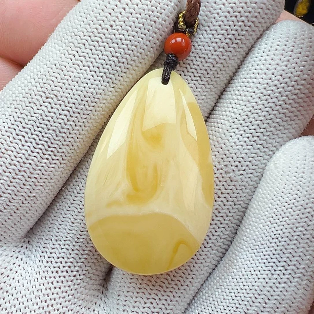 蜜蜡未镶嵌珠宝奇石蜜蜡吊坠10克