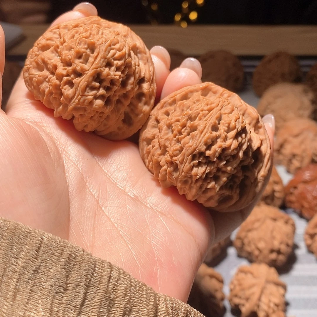 把件文玩核桃47全品南将石