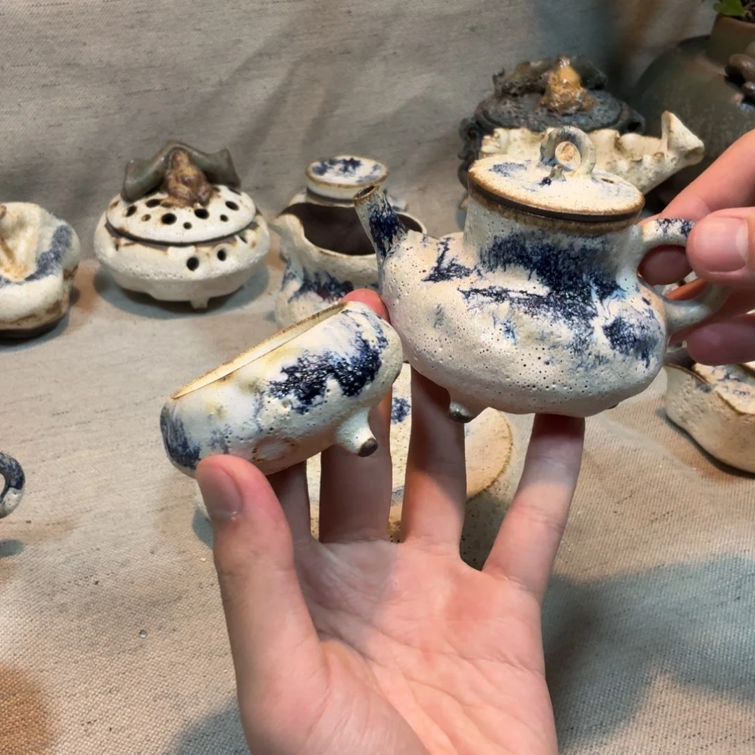 拙艺坊三足壶带杯