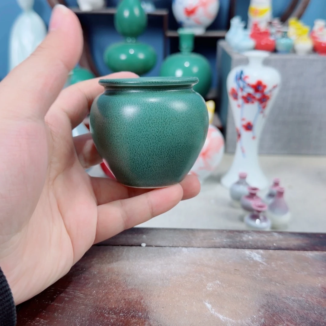 陶瓷手工小花器摆件