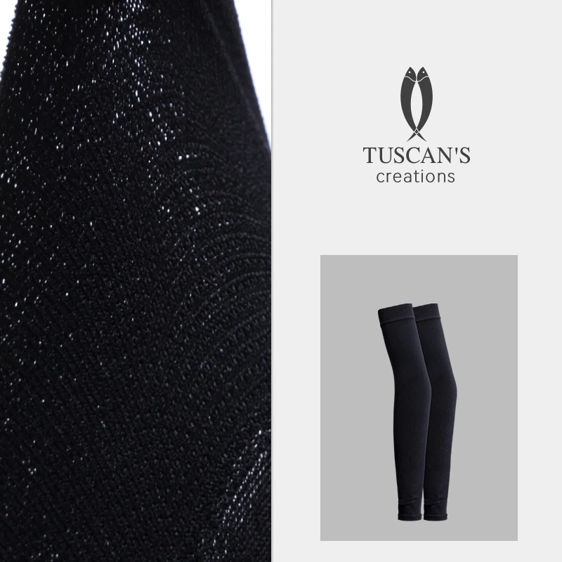 TUSCAN'S CREATIONS夏季防晒防紫外冰袖纯色冰丝袖套时代双鱼