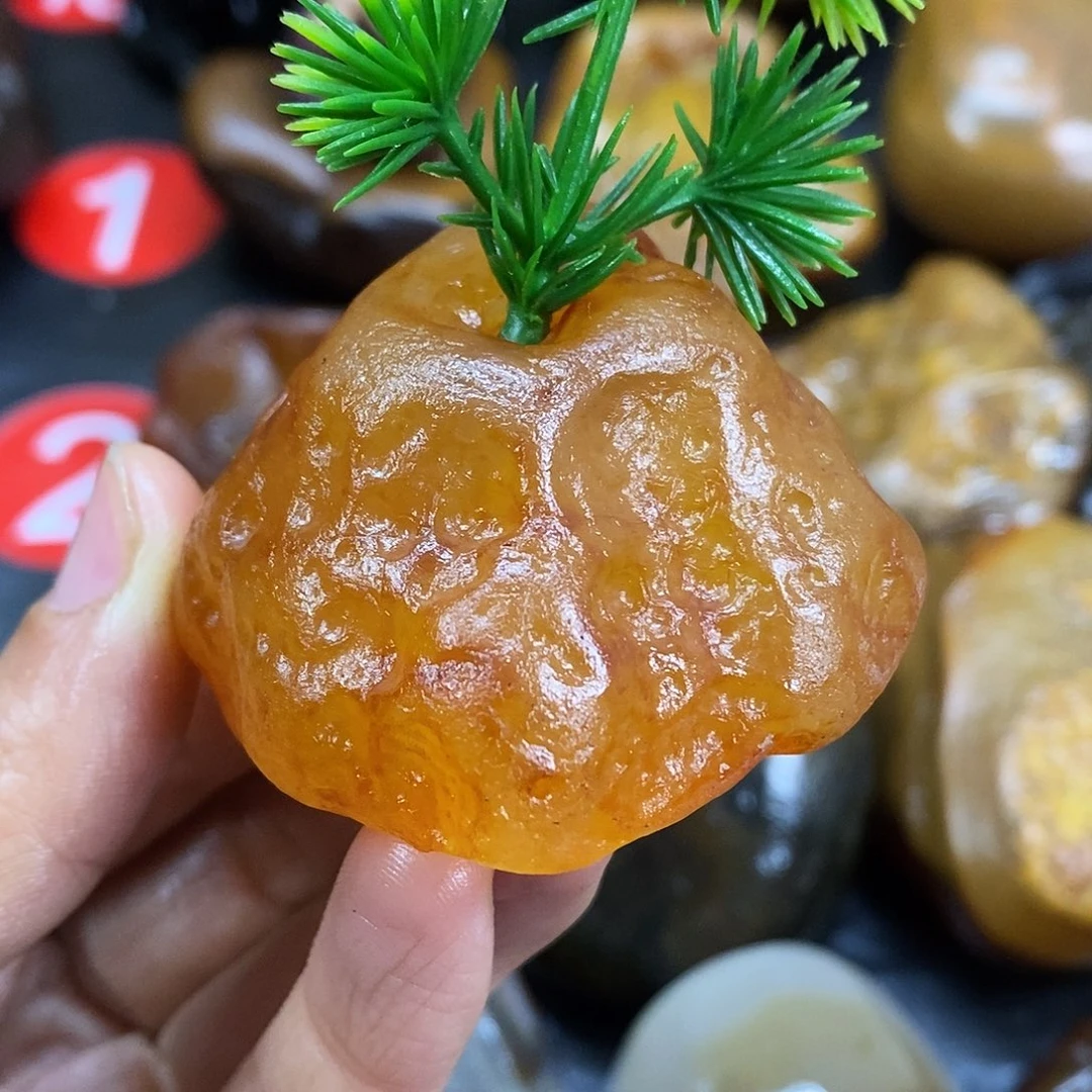 玛瑙/玉髓未镶嵌手把件