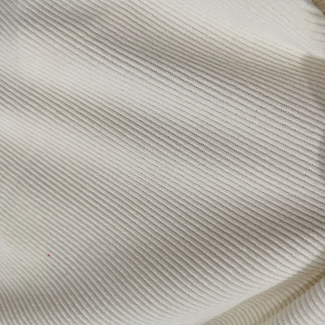 安可拉条布料乳白色布头1块