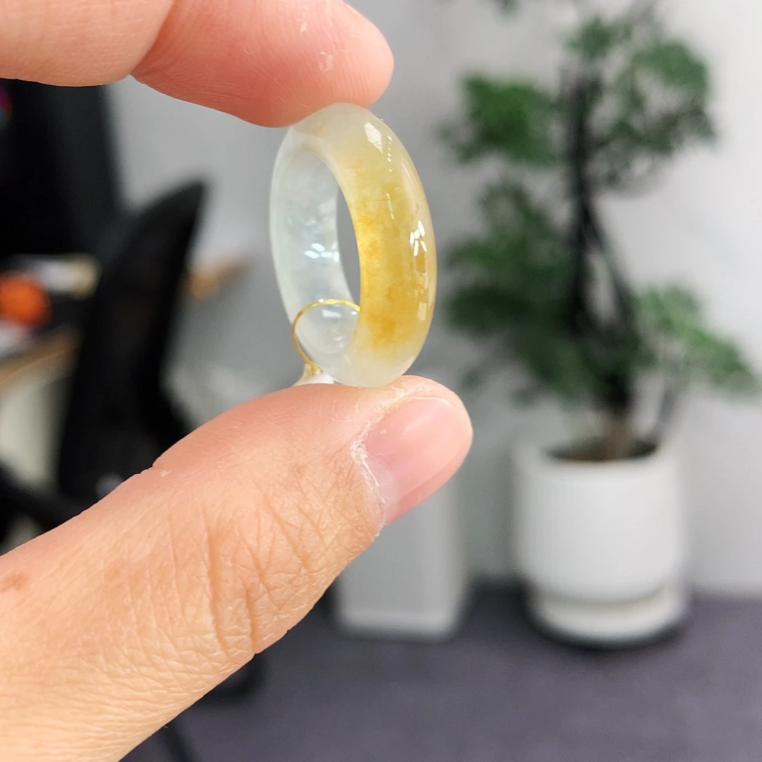 翡翠未镶嵌戒指10-11号