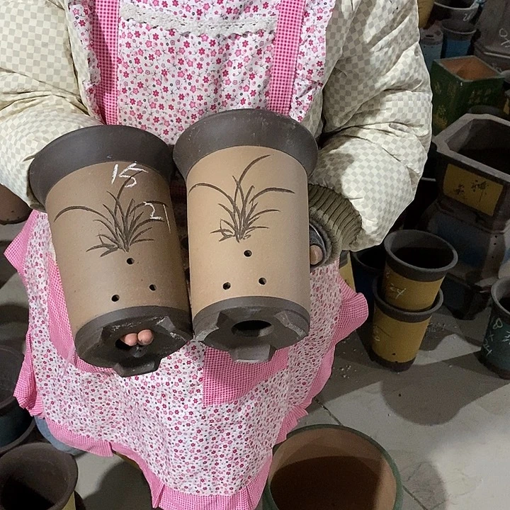 紫砂花盆紫砂花盆