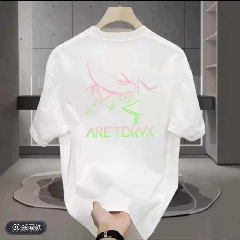 鸟家圆领印花短袖夏季新款情侣男女同款T恤运动休闲宽松｛发正标｝