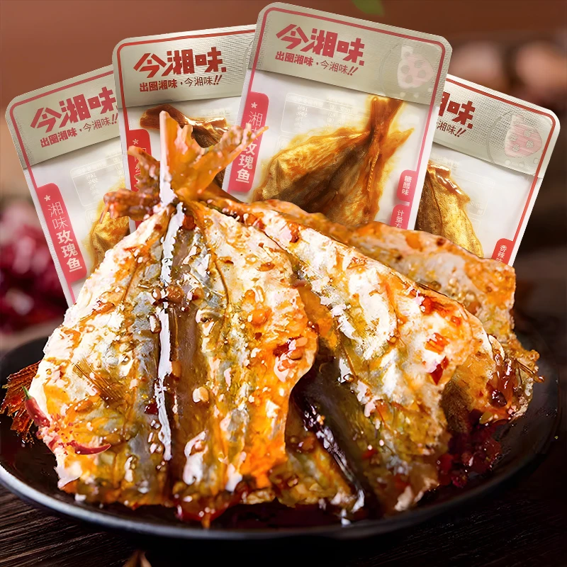 【发十包】今湘味玫瑰鱼香辣味片片鱼湖南特产休闲零食追剧麻辣下饭