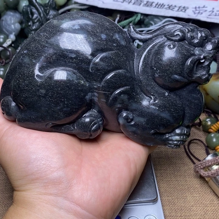 老***道和田玉未镶嵌挂件