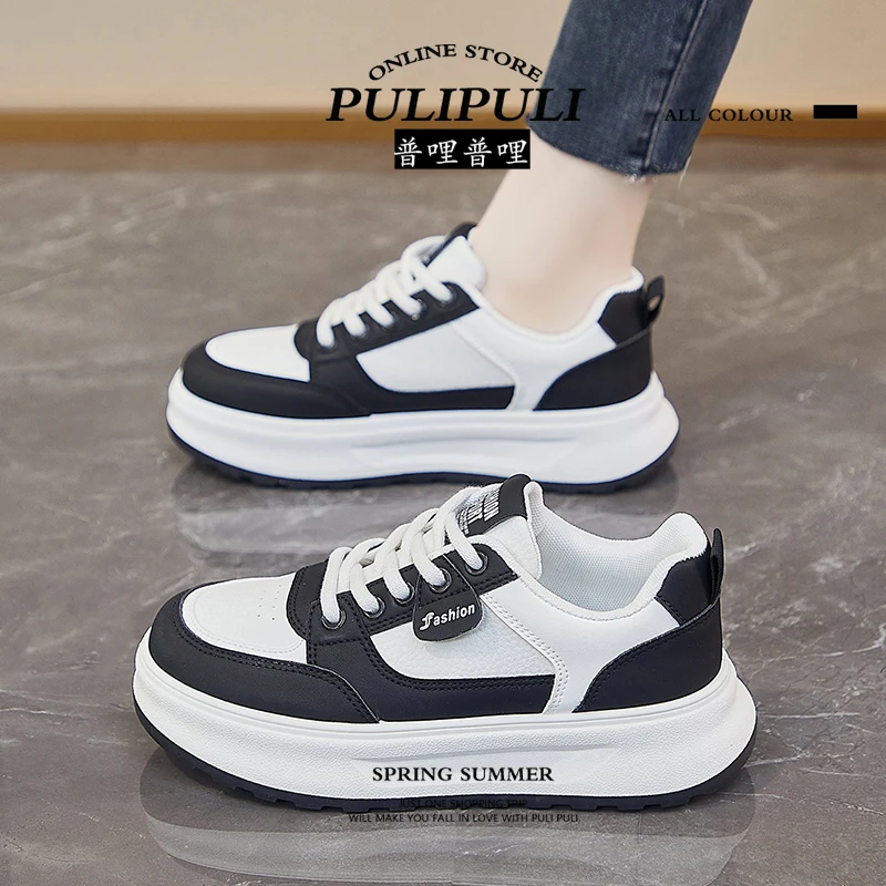 小白鞋女款2025爆款出游百搭鞋子秋季网红款学生党平底女士运动鞋