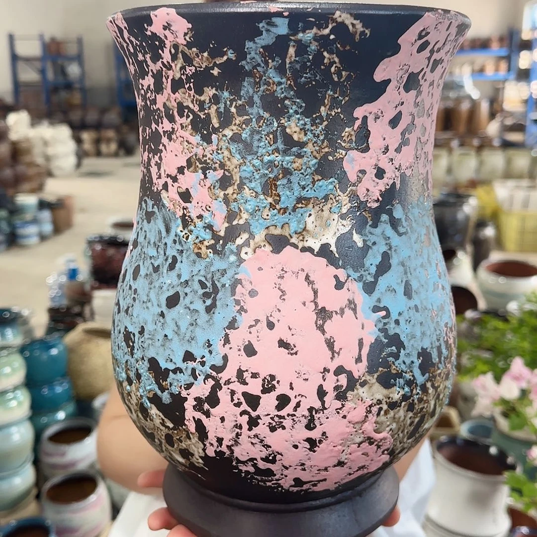 紫砂花盆高30口20