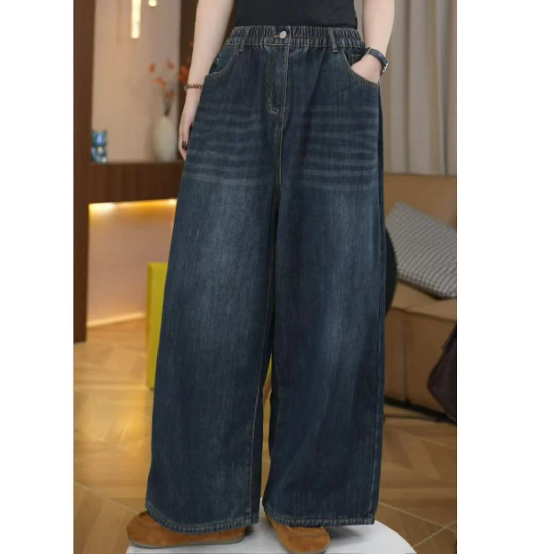 【瑶瑶推荐】加绒冬季裤设计感显瘦牛仔裤3