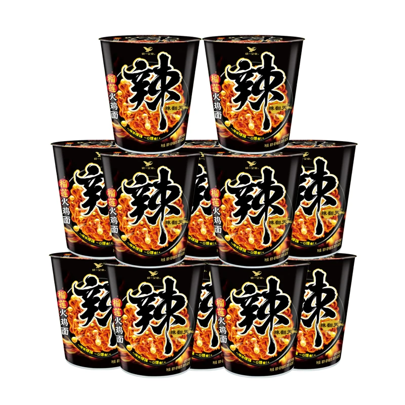 新品统一辣翻天榴莲火鸡面甜辣辣酱味火鸡面拌面爆辣火鸡面榴莲味