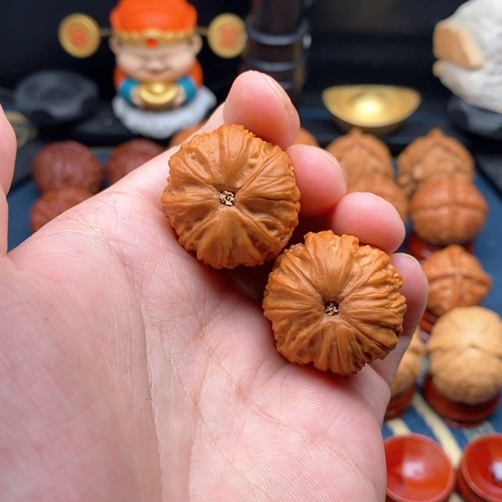 把件文玩核桃阿*罗精品小手捻
