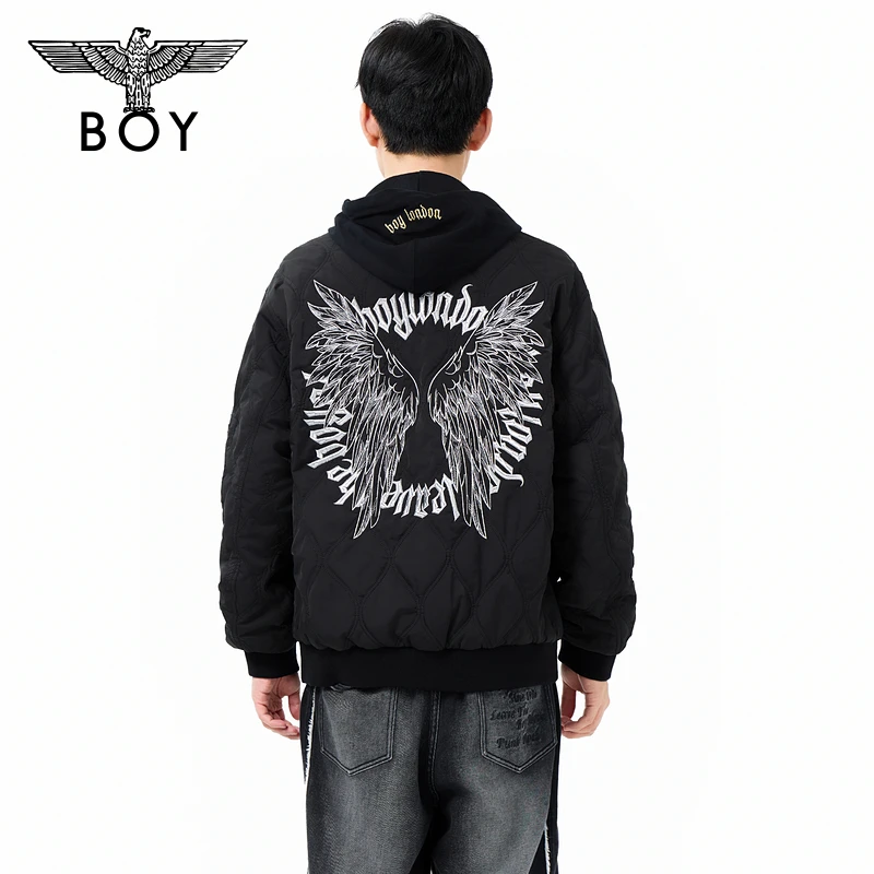 BOY LONDON中性款时尚潮流百搭通勤短款棉服N29010