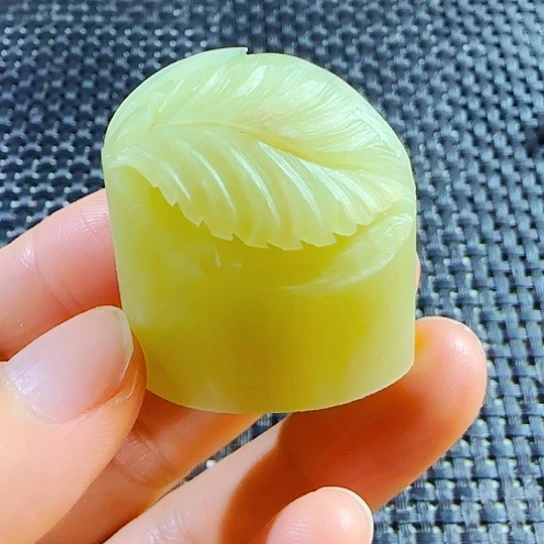 青田石印石青田封门青尺寸2.9-2.0-3.0公分