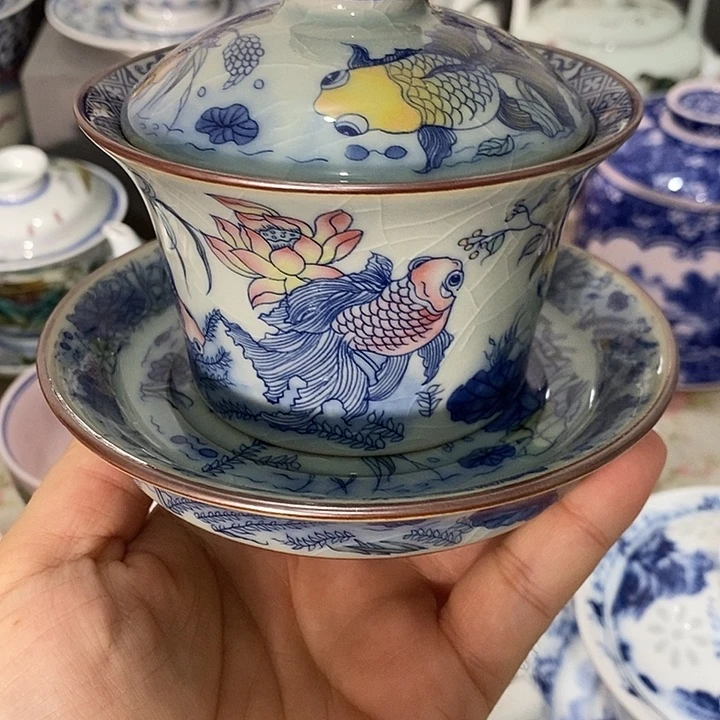 陶摆件景德镇陶瓷主人杯13455