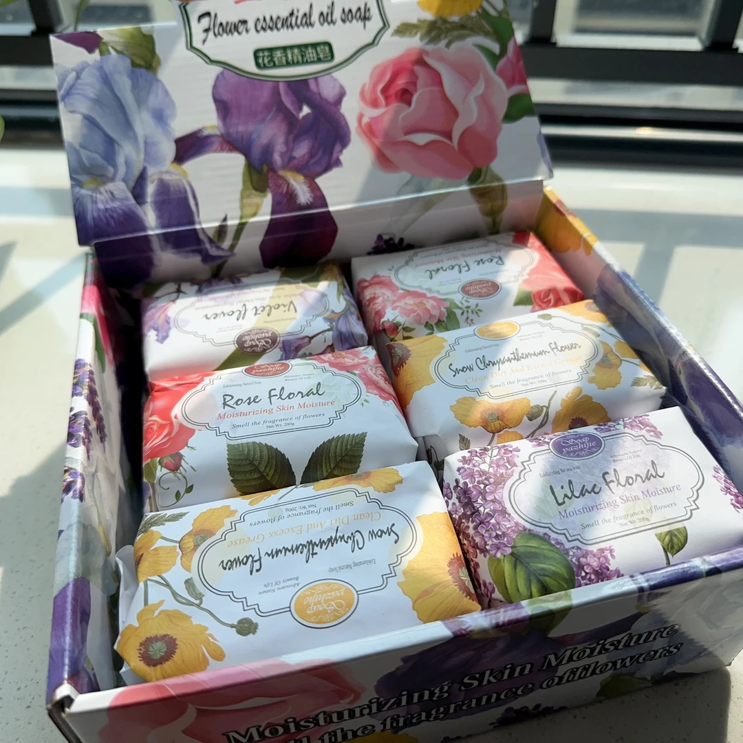 香皂 花香精油皂抑菌皂洗澡沐浴洗脸洗手持久留香